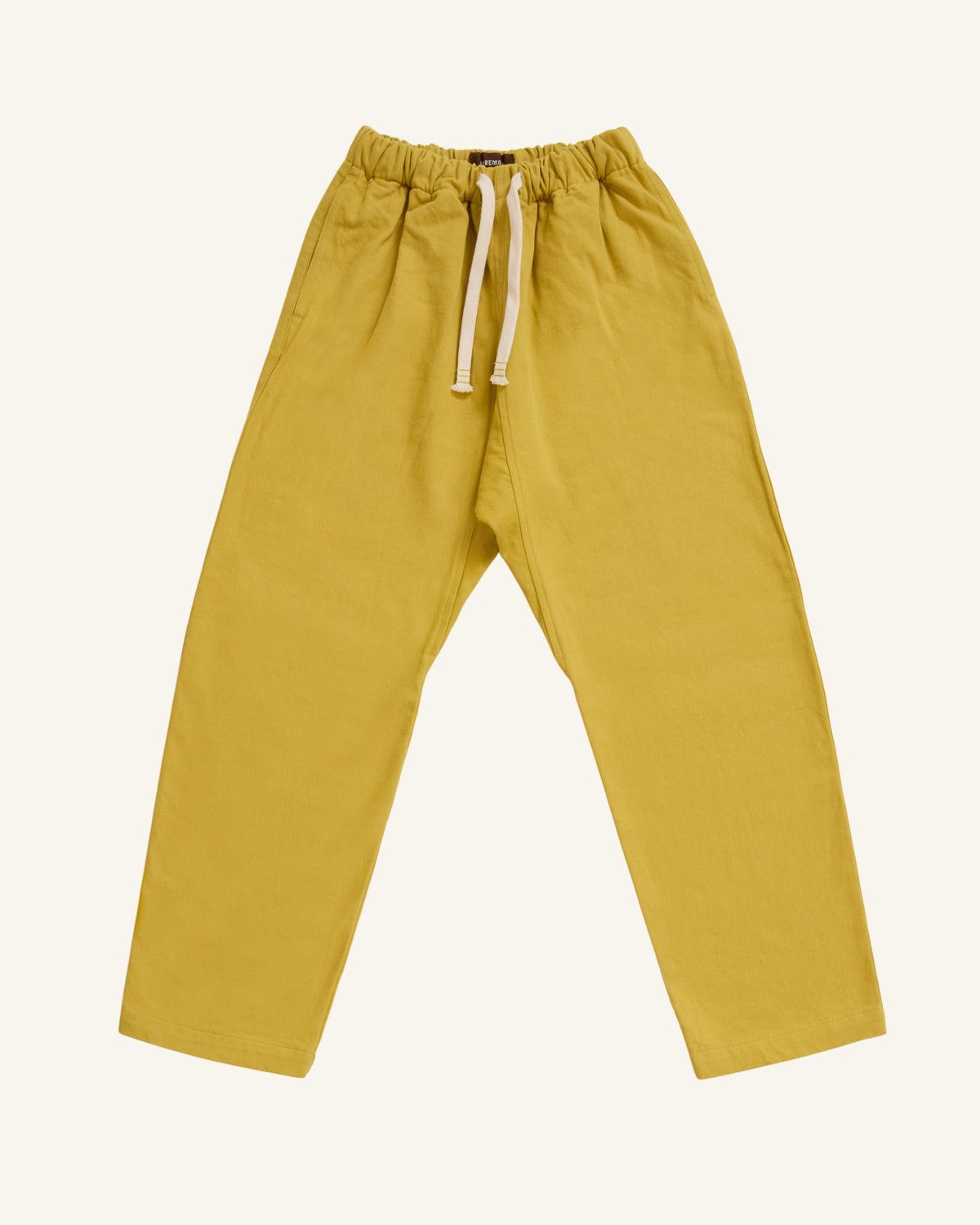 Pantalone giapponese uomo in fustagno zafferano, Sol Levante Maremosso