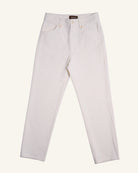 Jeans bianchi donna a gamba dritta Maremosso in cotone Manteco