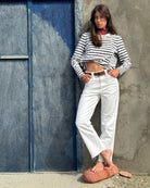 Jeans bianchi donna Maremosso