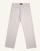 Jeans bianchi uomo a gamba dritta Maremosso in cotone Manteco