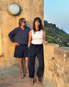 Pantalone Sol Levante donna blu, look casual