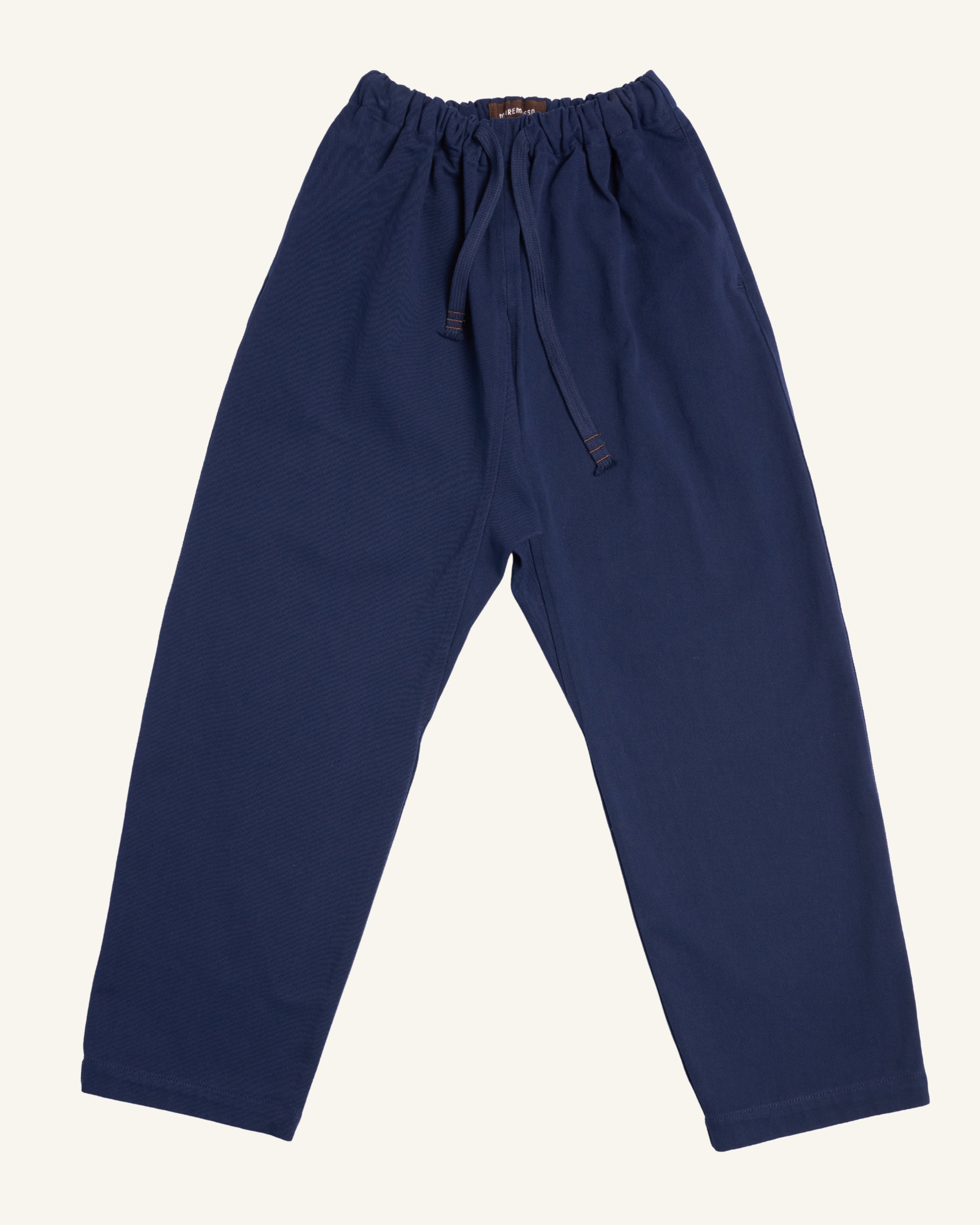 Pantalone giapponese uomo blu in cotone Manteco, Sol Levante Maremosso