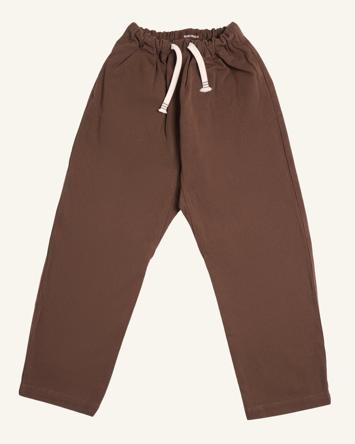 Pantalone giapponese uomo marrone in cotone Manteco, Sol Levante Maremosso
